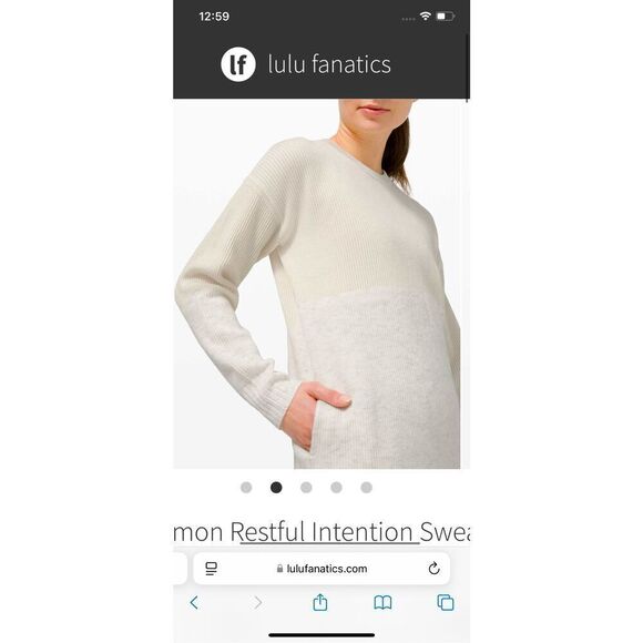 Lululemon restful intentions sweater - Picture 2 of 12